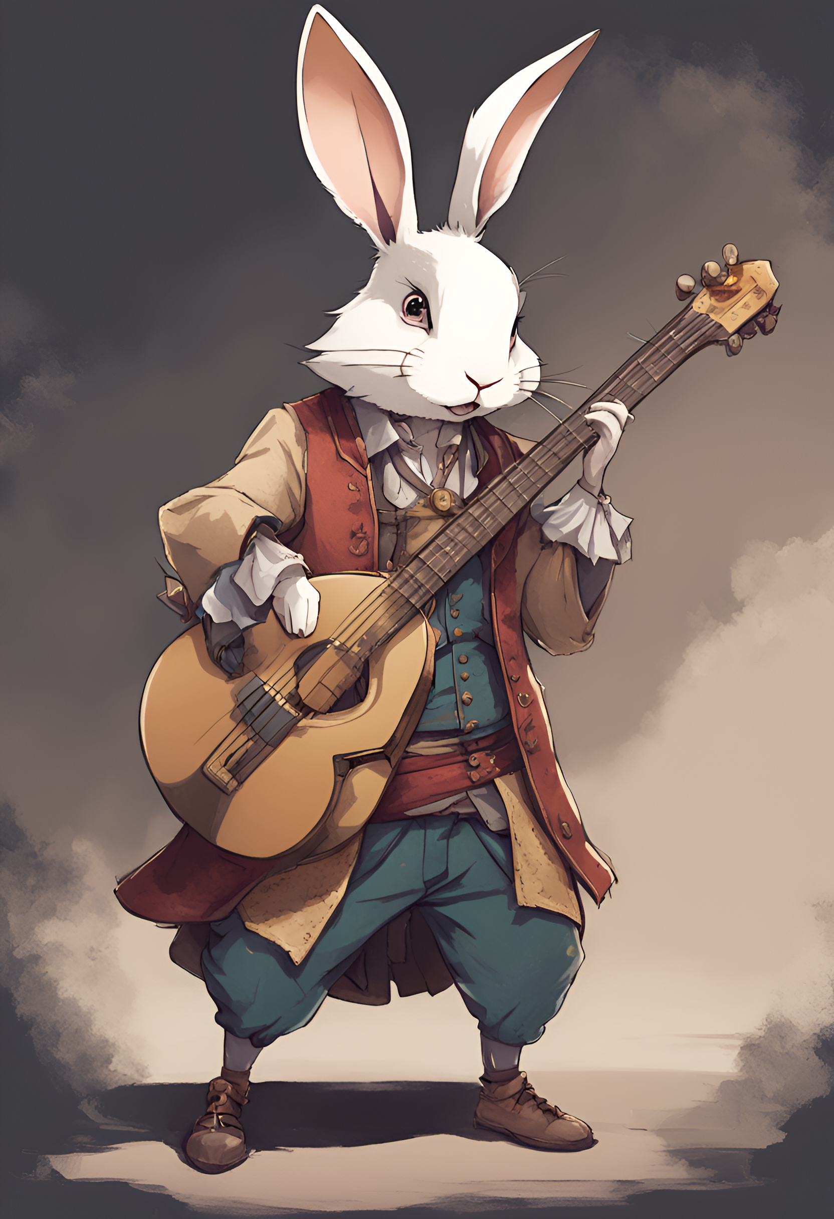 Harengon (Rabbitfolk) Bard portrait